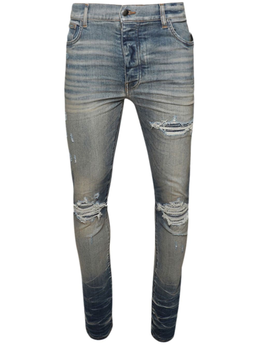 AMIRI Crystal MX1 skinny jeans - Blue von AMIRI