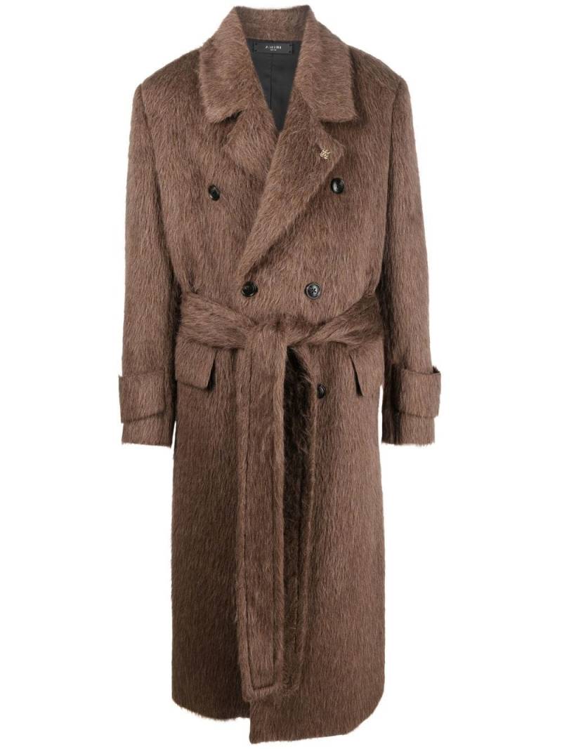 AMIRI Gorilla wool-blend trenchcoat - Brown von AMIRI