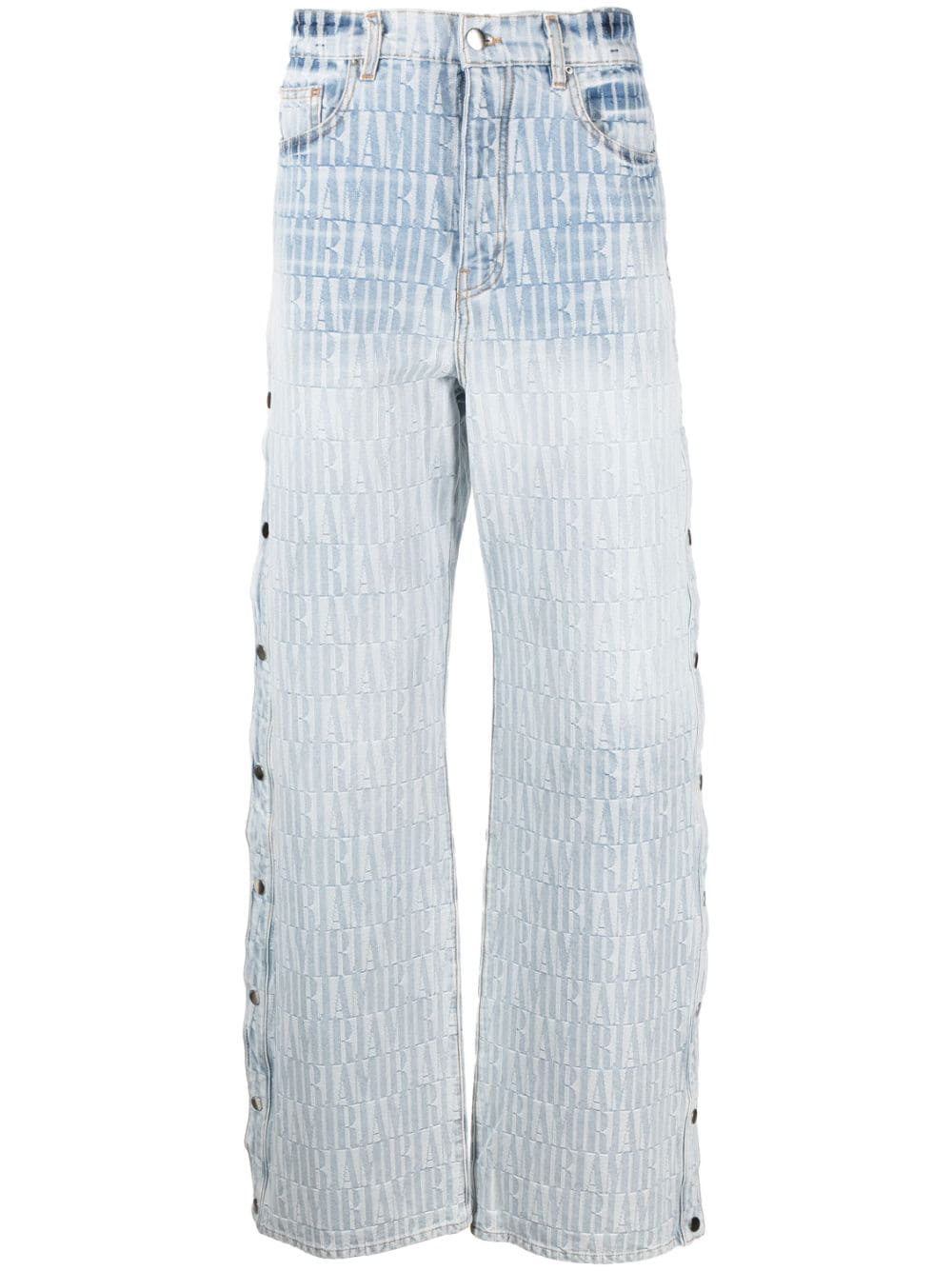 AMIRI Jacquard Snap-Off jeans - Blue von AMIRI