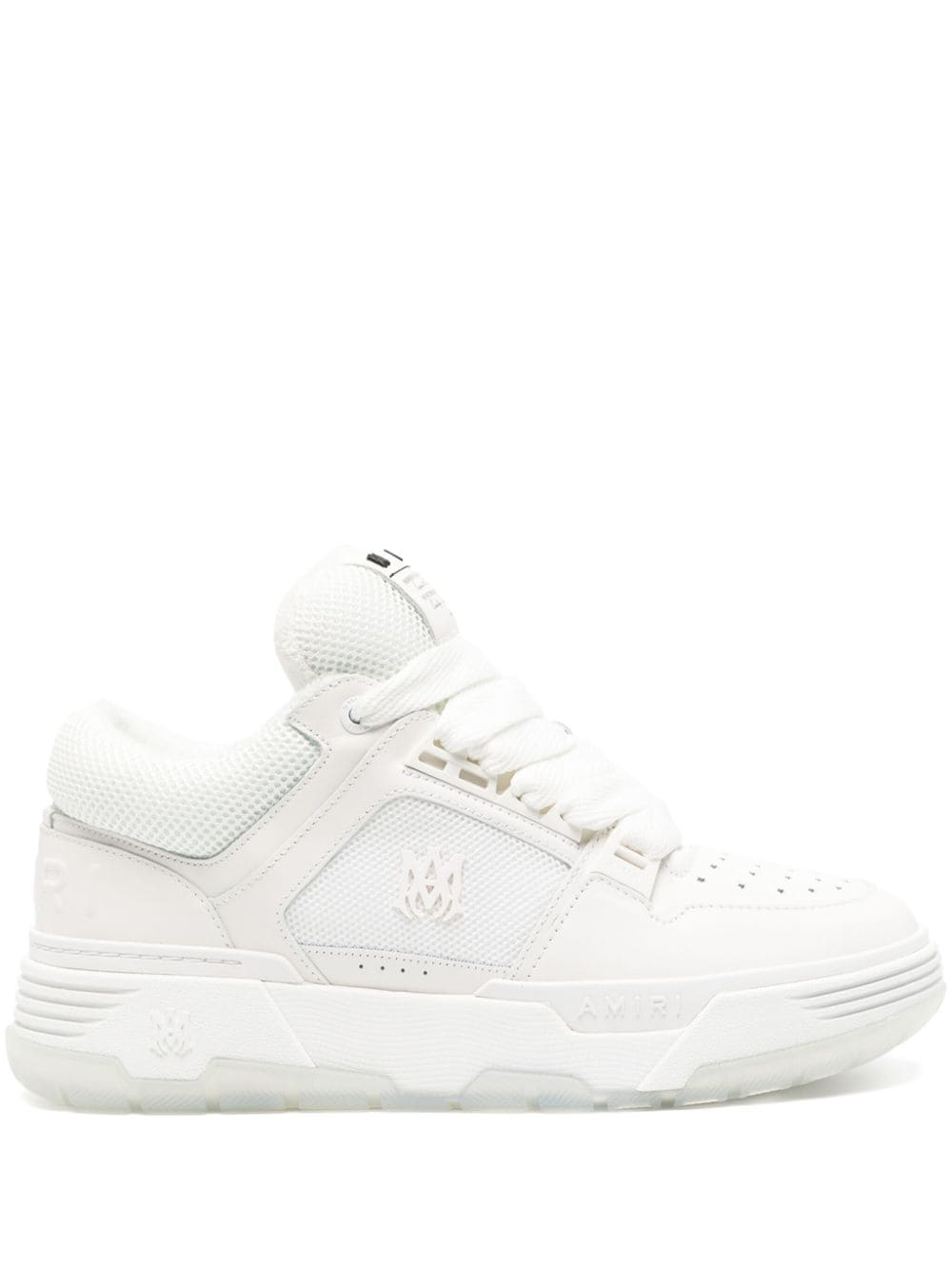 AMIRI MA-1 leather-trim mesh sneakers - White von AMIRI