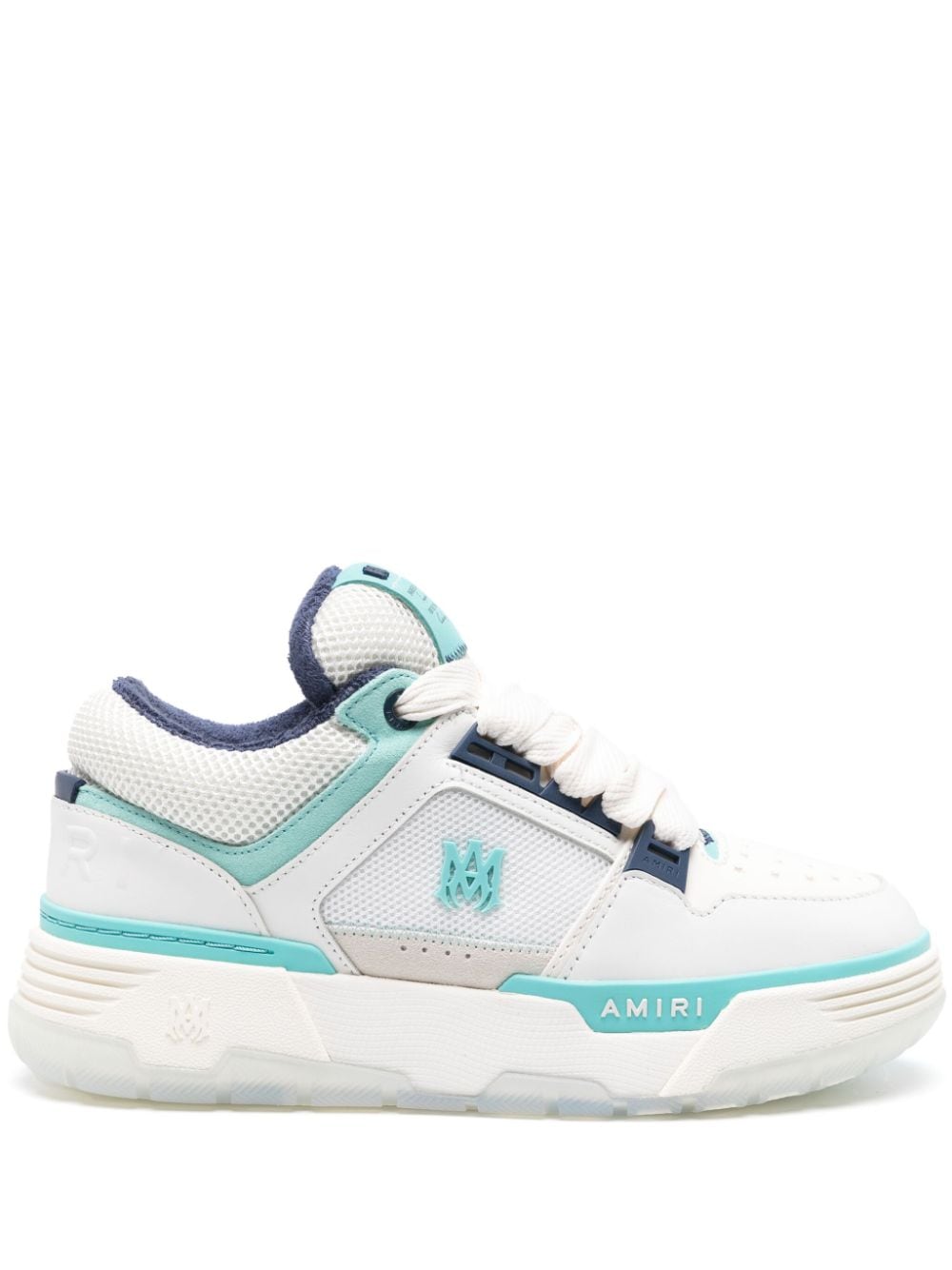 AMIRI MA-1 panelled leather sneakers - White von AMIRI