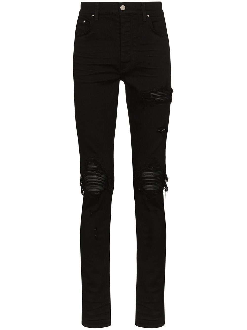 AMIRI MX1 distressed-effect slim-fit jeans - Black von AMIRI