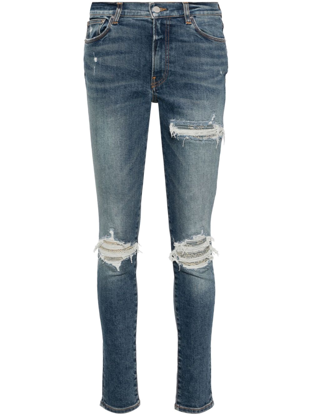 AMIRI MX1 mid-rise skinny jeans - Blue von AMIRI