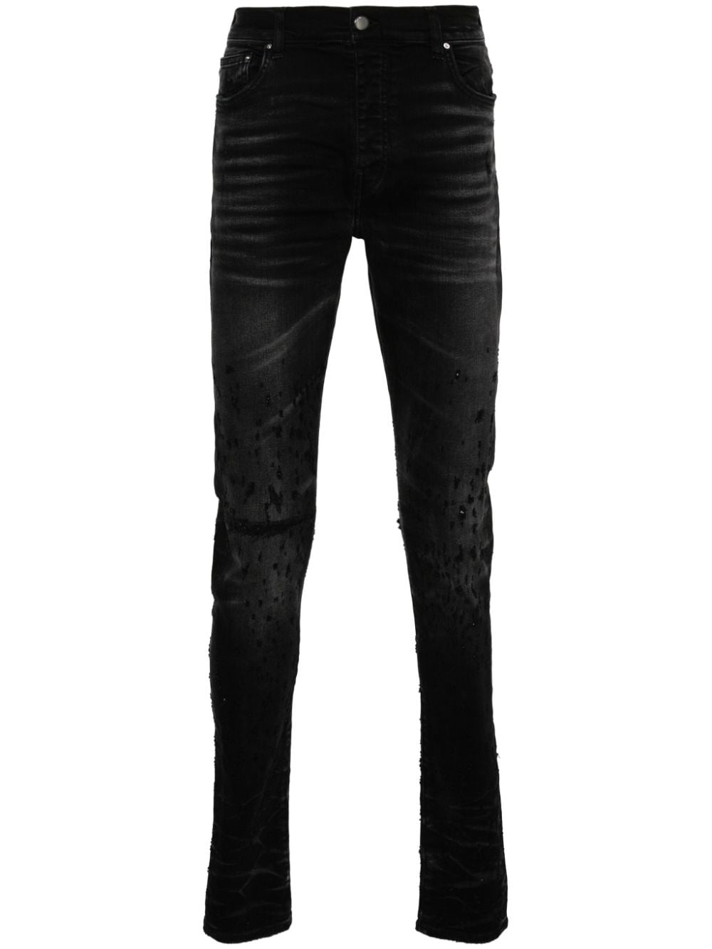 AMIRI Shotgun mid-rise skinny jeans - Black von AMIRI