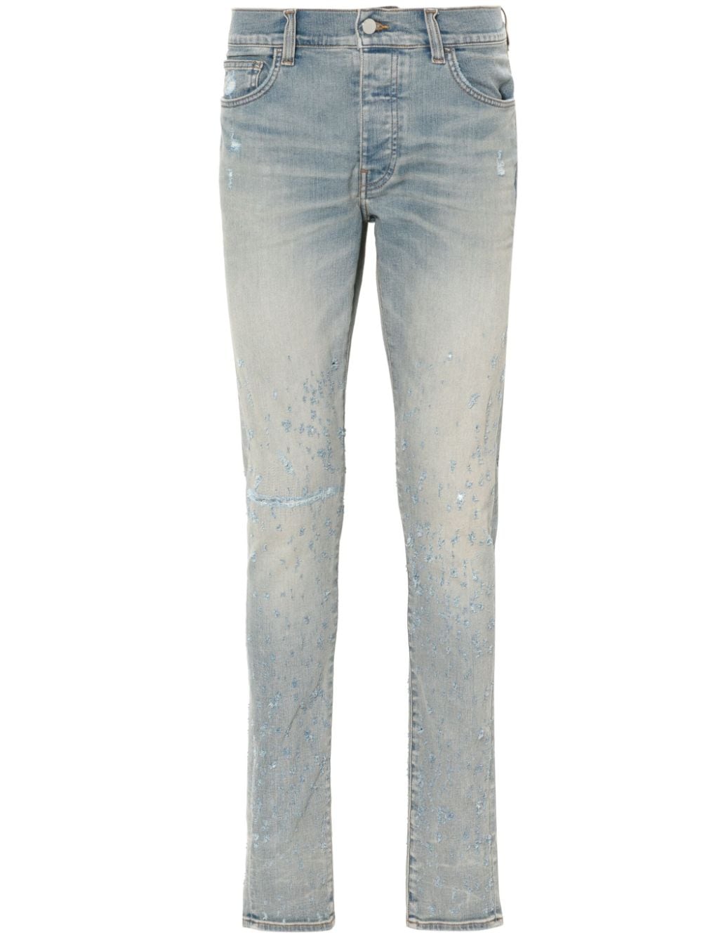 AMIRI Shotgun mid-rise skinny jeans - Blue von AMIRI