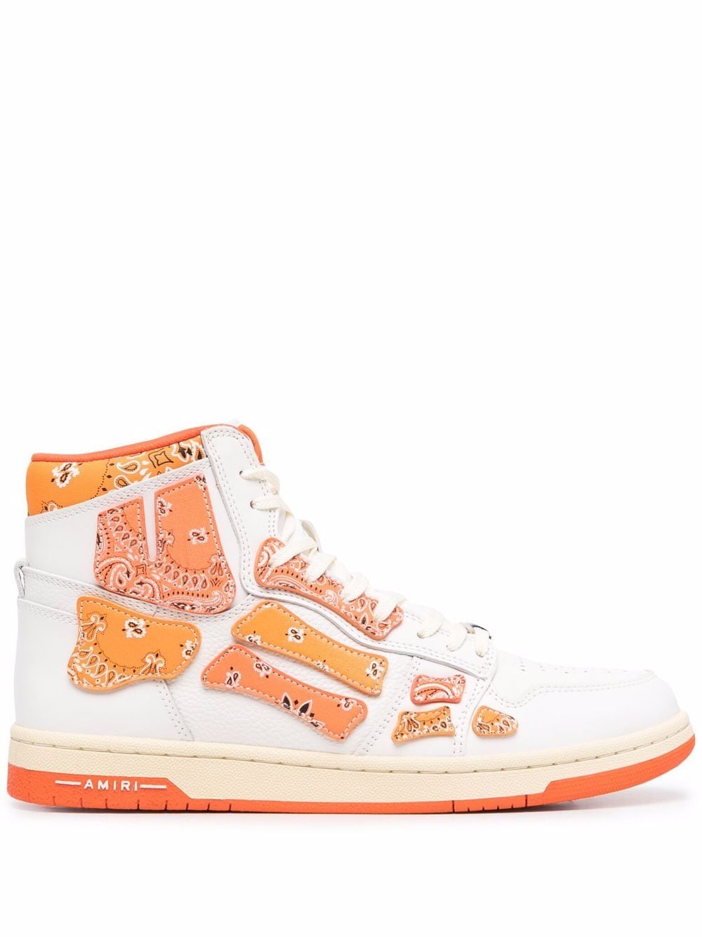 AMIRI Skel-Top Hi Bandana high-top sneakers - White von AMIRI