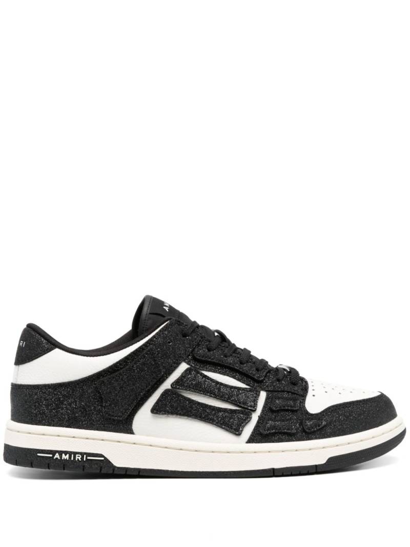 AMIRI Skel leather low-top sneakers - Black von AMIRI