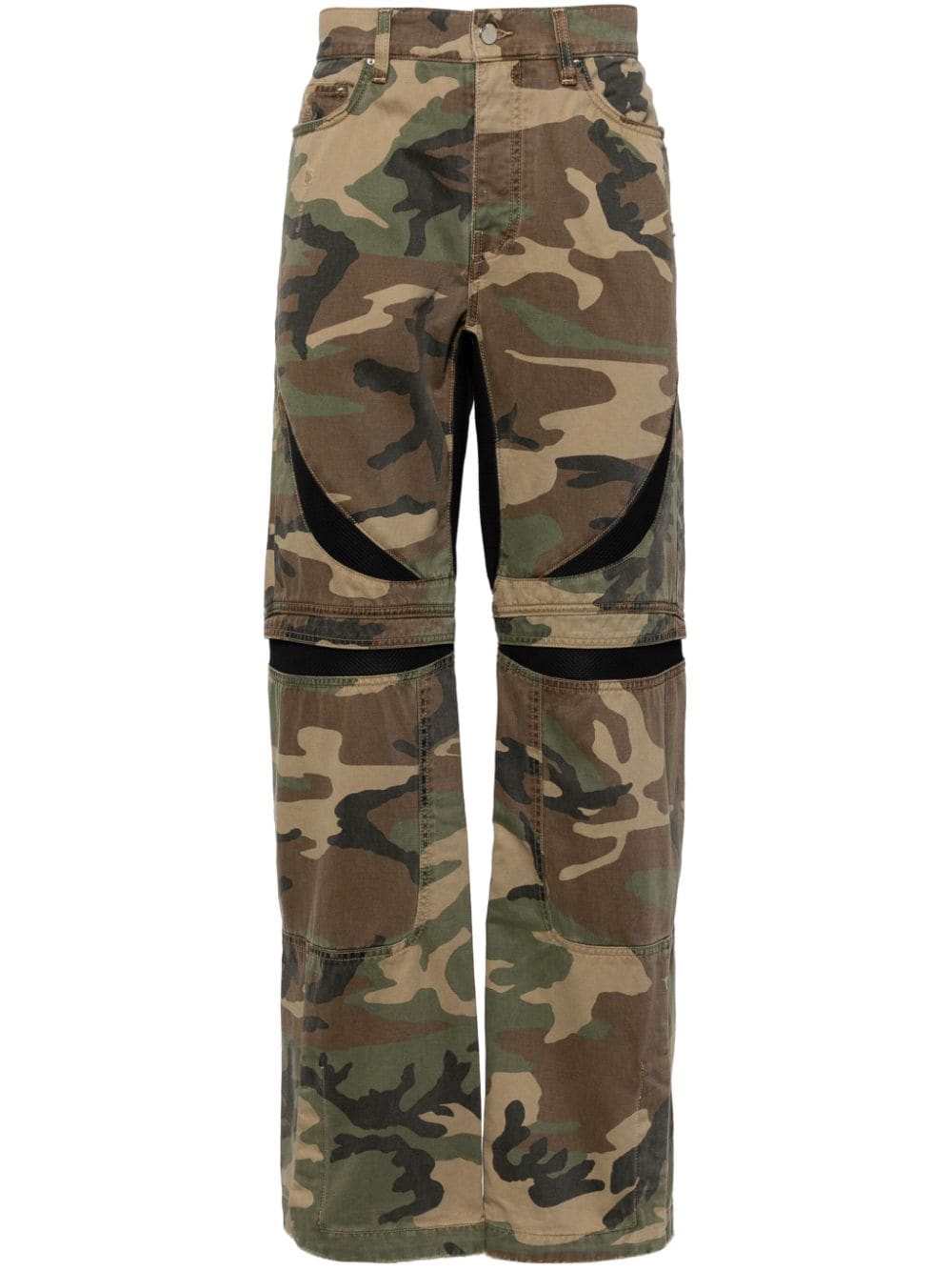 AMIRI camouflage print denim jeans - Green von AMIRI