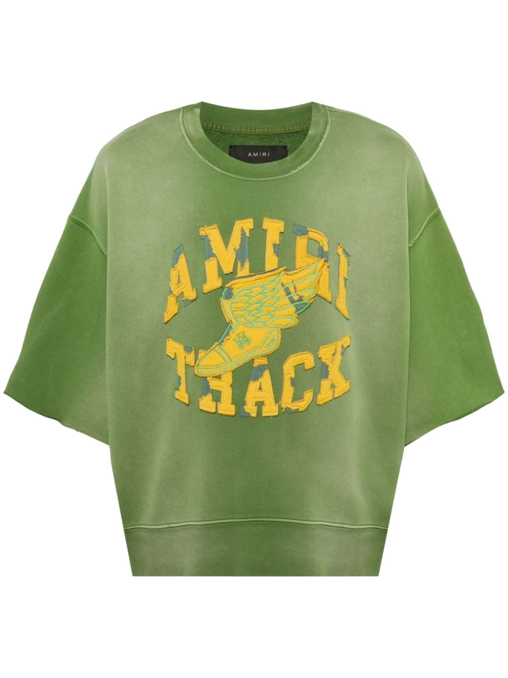 AMIRI crew-neck short-sleeve sweatshirt - Green von AMIRI