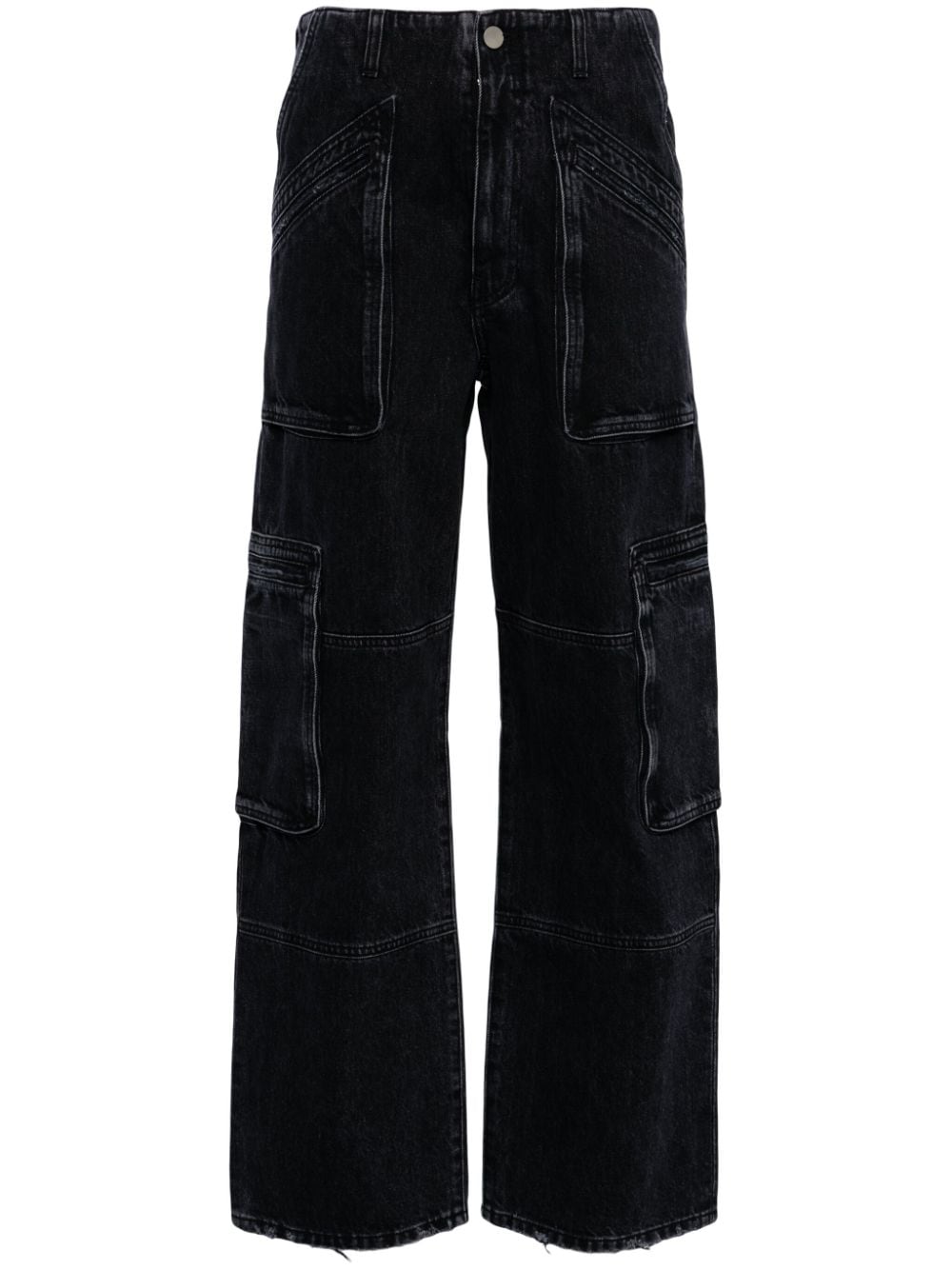 AMIRI faded-effect cargo trousers - Black von AMIRI
