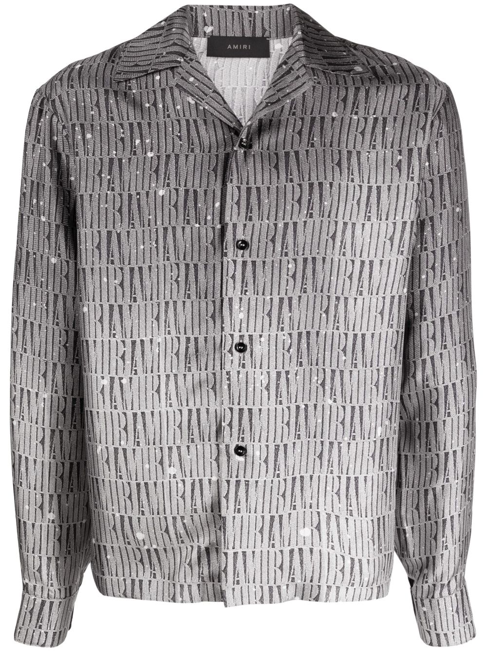 AMIRI gradient-effect silk-jacquard shirt - Grey von AMIRI