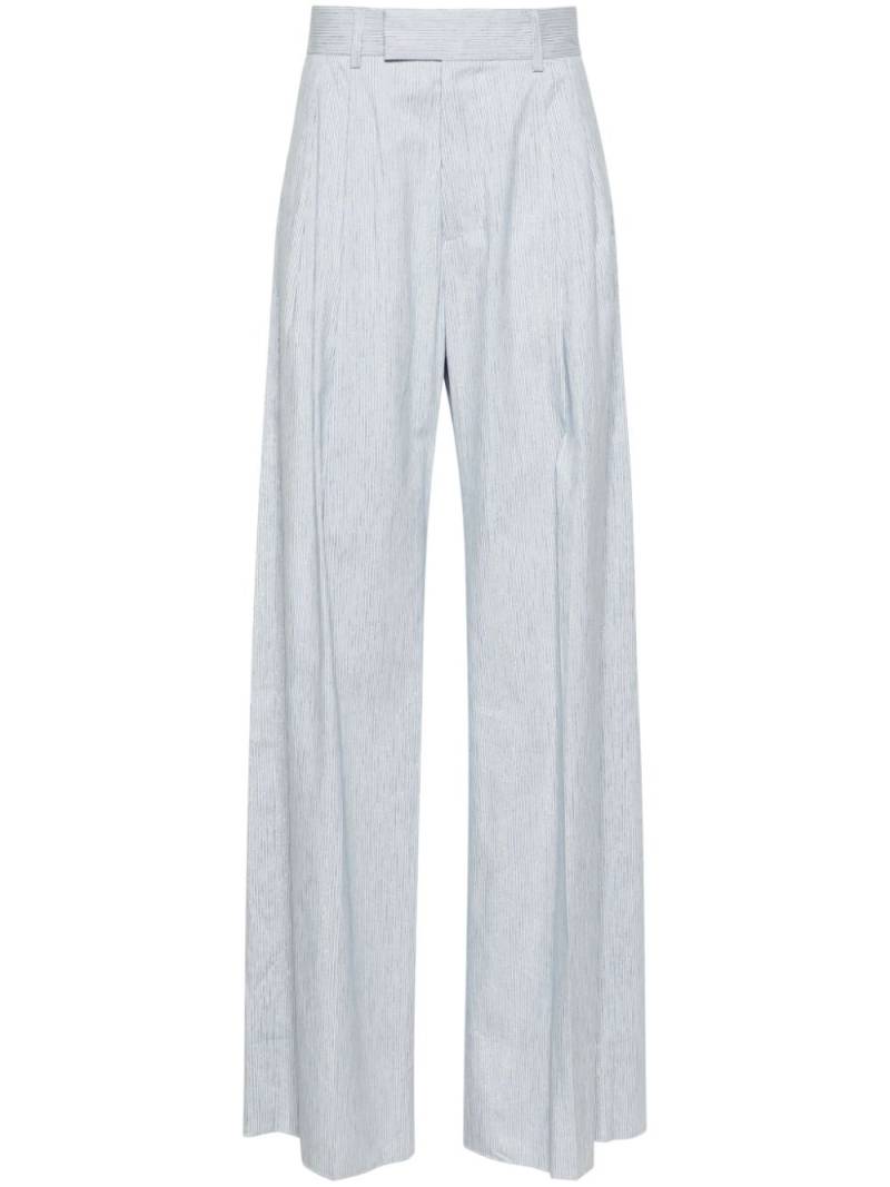 AMIRI high-waist wide-leg trousers - Blue von AMIRI