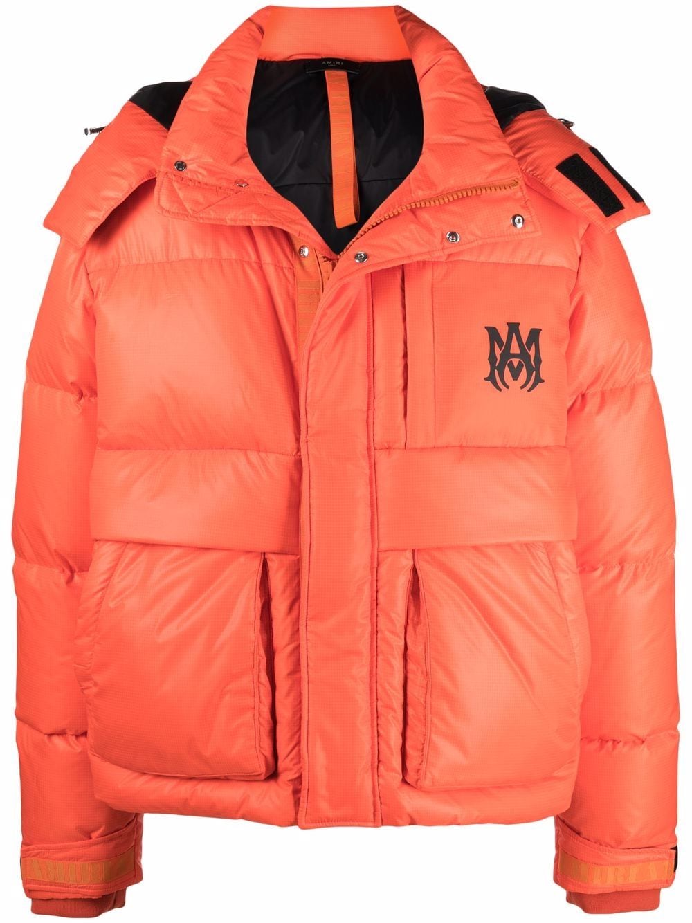 AMIRI hooded down puffer jacket - Orange von AMIRI