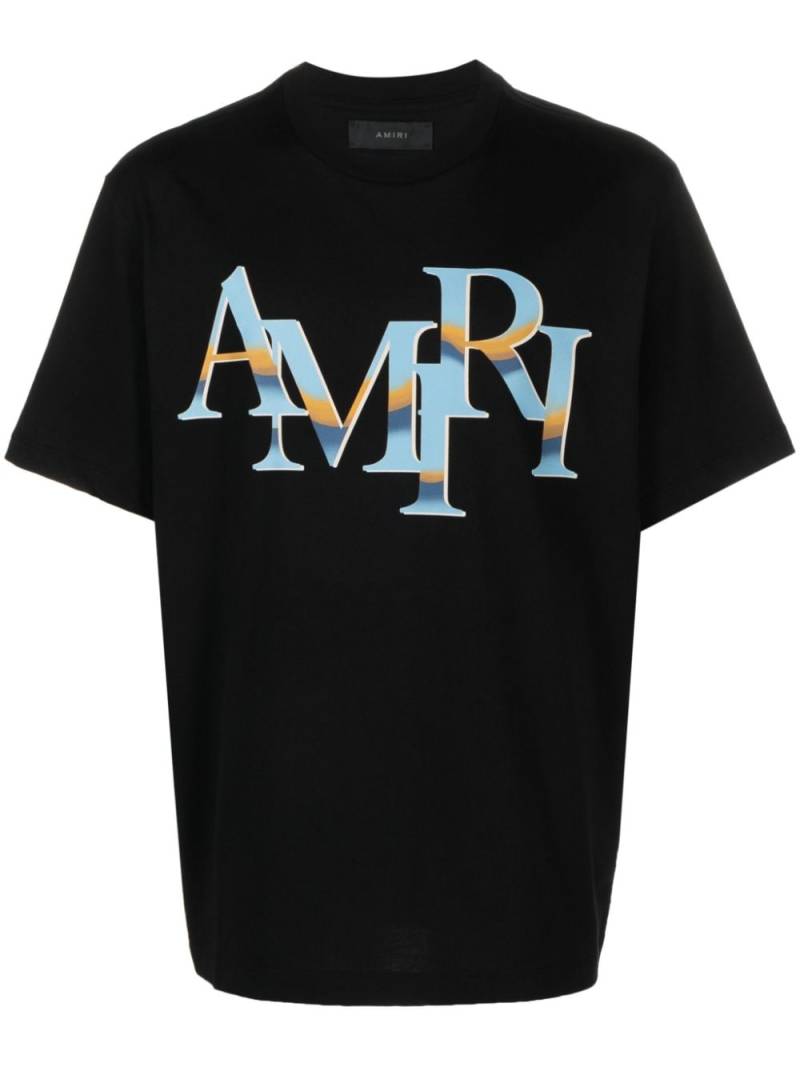 AMIRI logo-print cotton T-shirt - Black von AMIRI