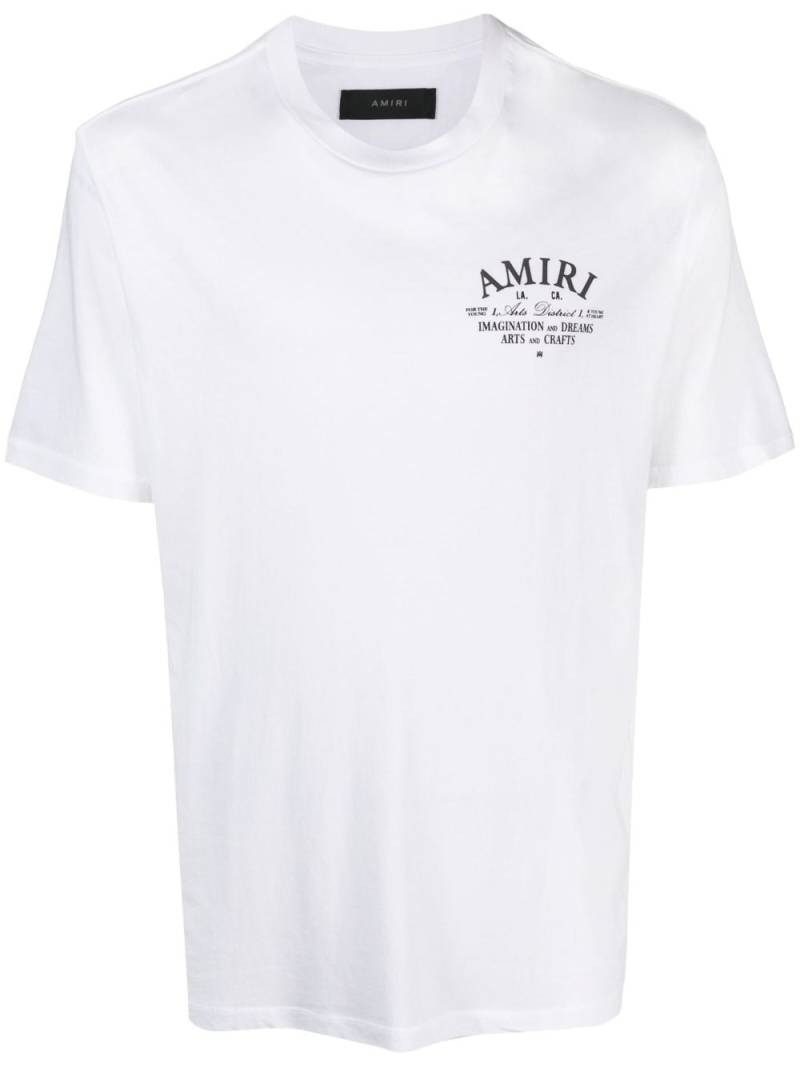 AMIRI logo-print cotton T-shirt - White von AMIRI