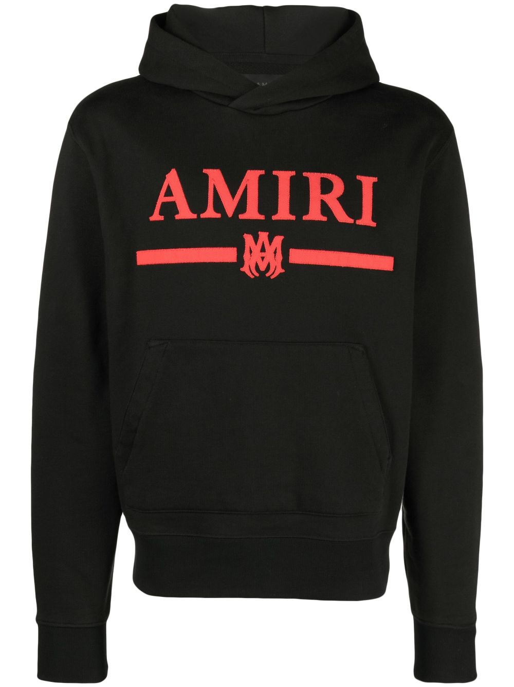 AMIRI logo-print cotton hoodie - Black von AMIRI