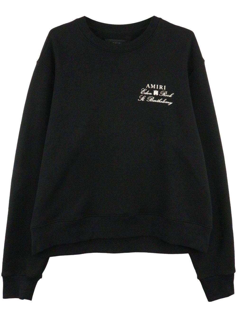 AMIRI logo-print cotton sweatshirt - Black von AMIRI