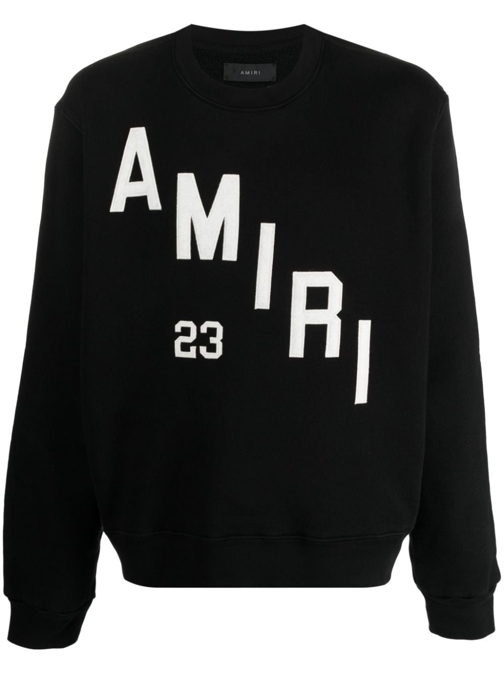 AMIRI logo-print cotton sweatshirt - Black von AMIRI