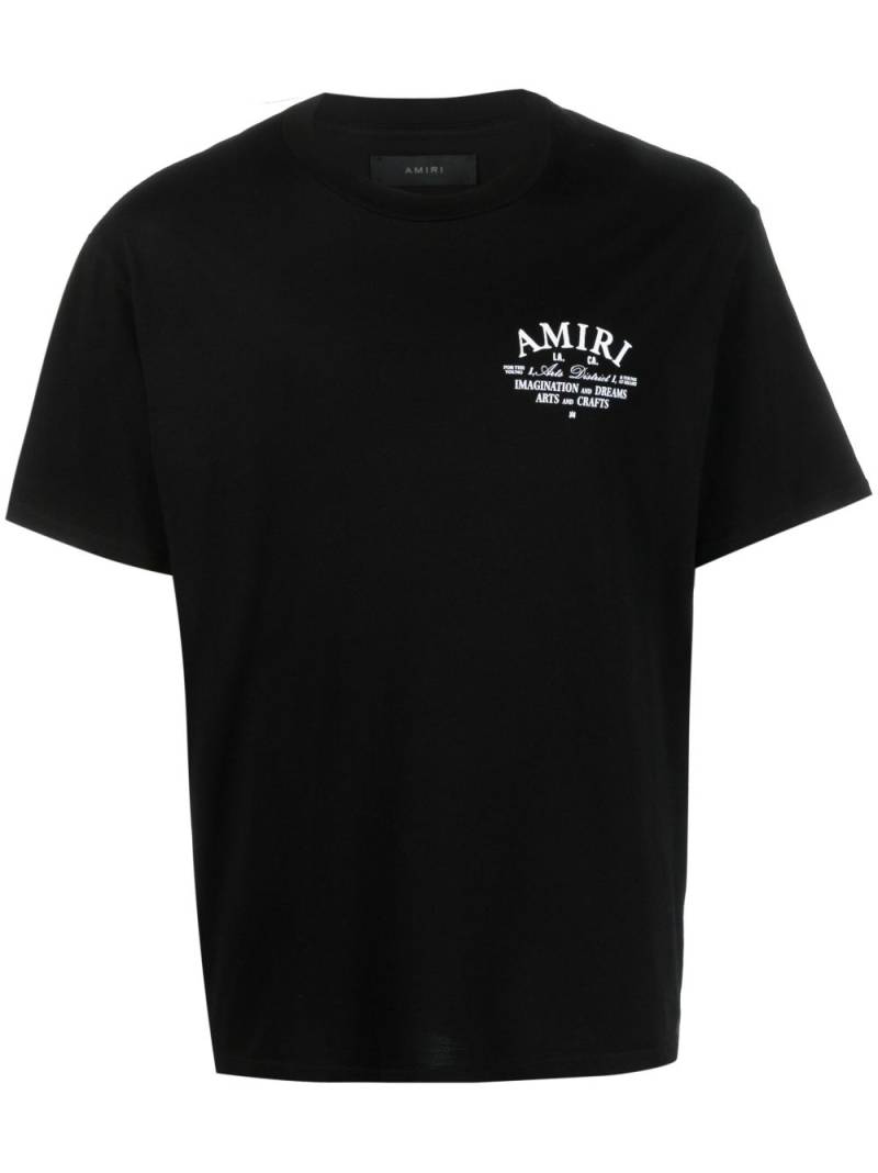 AMIRI logo-print short-sleeve T-shirt - Black von AMIRI