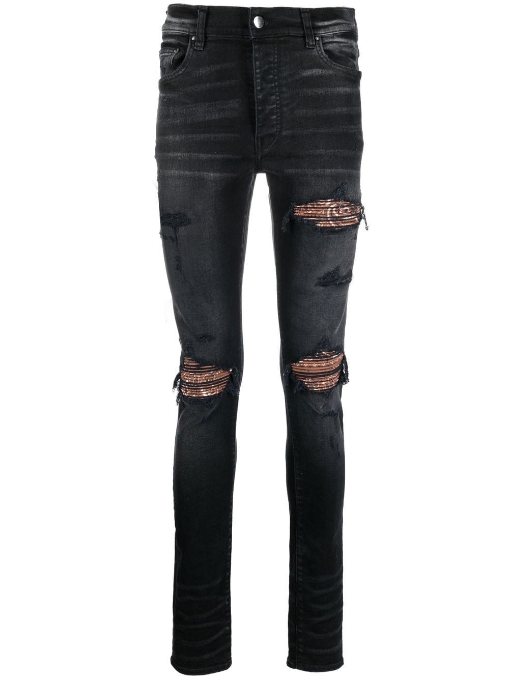 AMIRI ripped skinny-fit jeans - Black von AMIRI