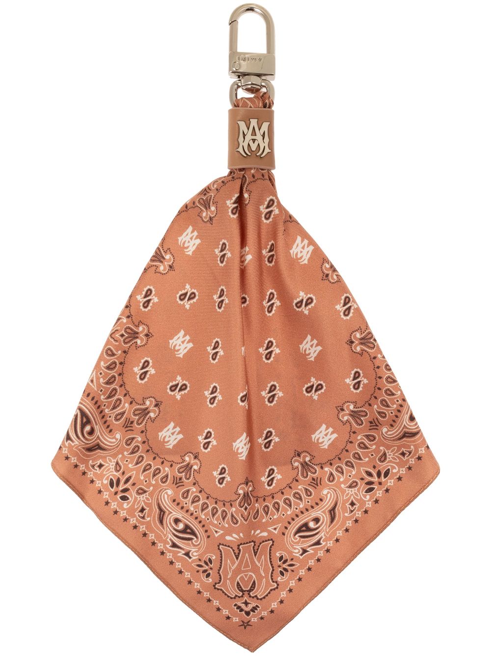 AMIRI silk bandana keyring - Pink von AMIRI