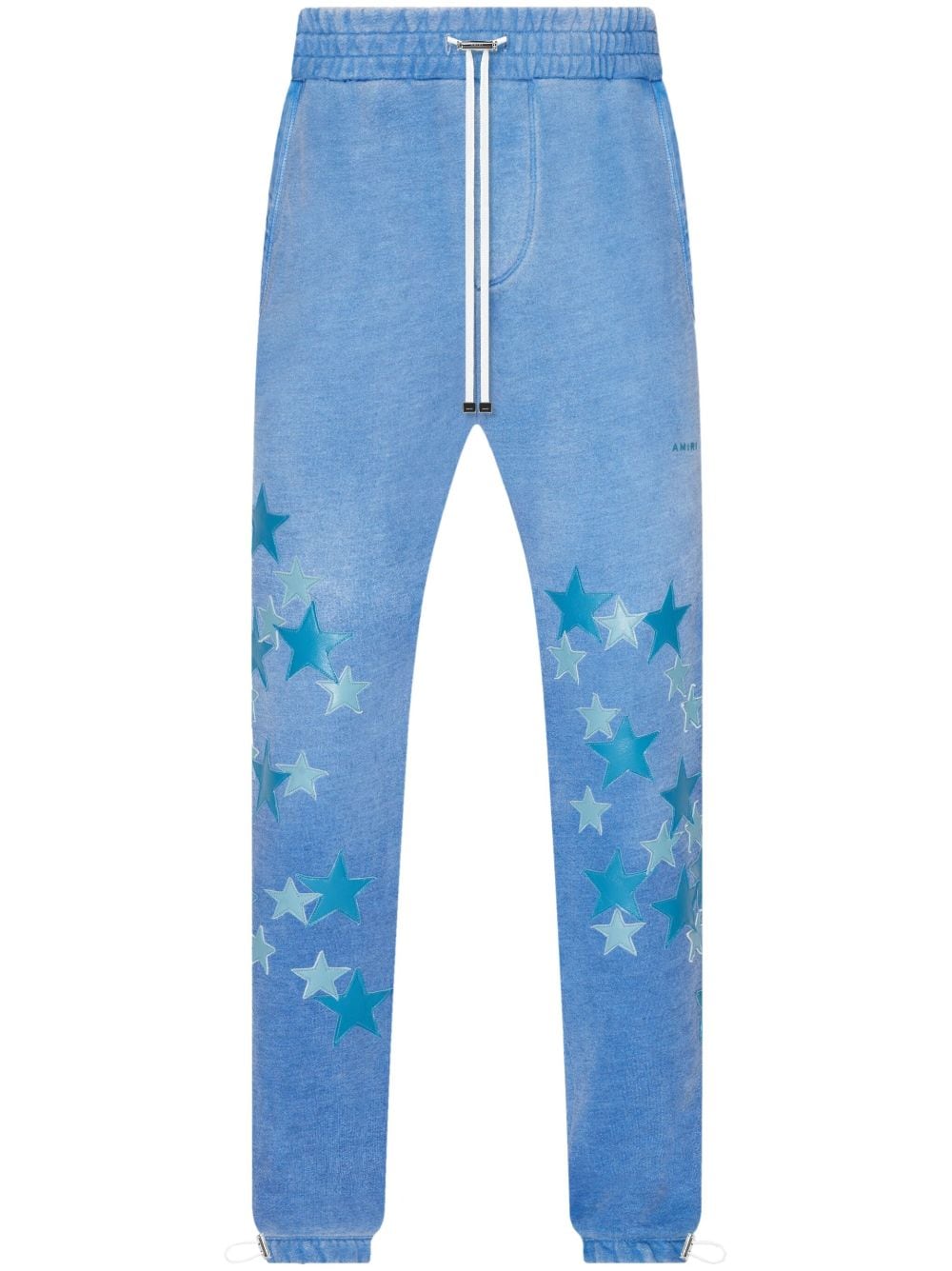 AMIRI star-patch cotton track pants - Blue von AMIRI