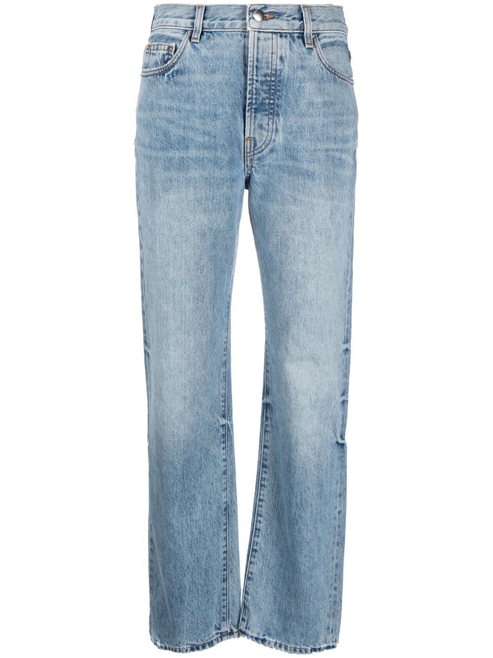 AMIRI stonewash straight-leg jeans - Blue von AMIRI