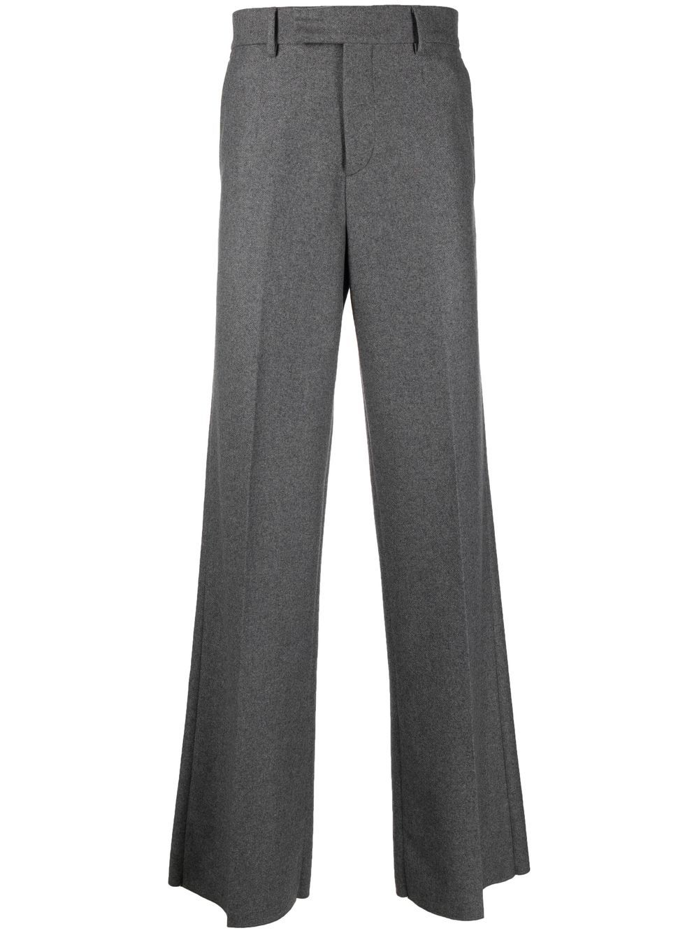 AMIRI straight-leg marl-knit trousers - Grey von AMIRI