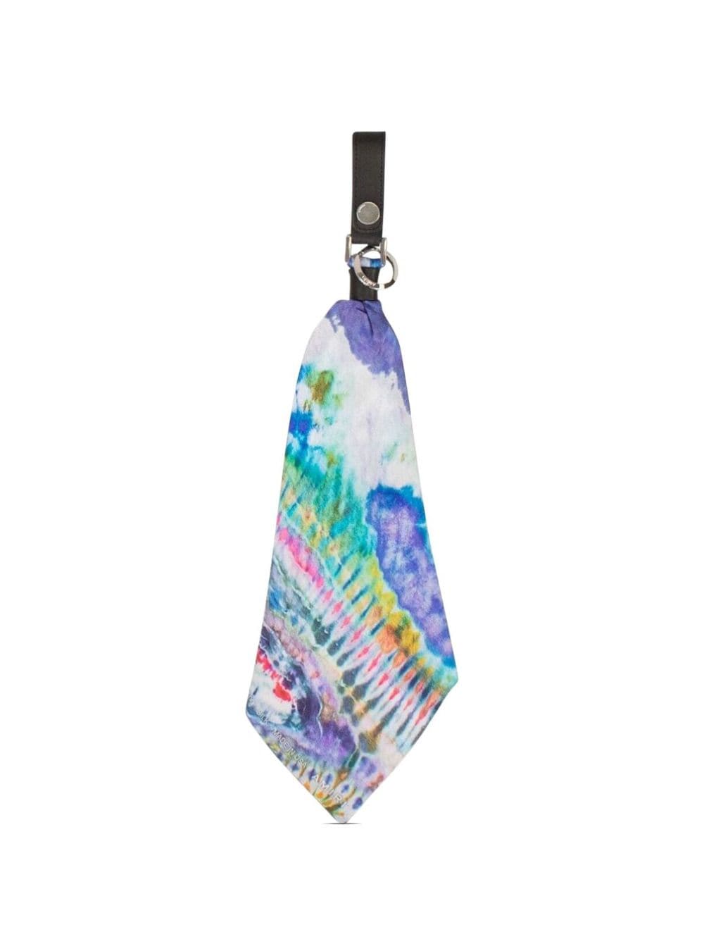 AMIRI tie-dye bandana keychain - Blue von AMIRI