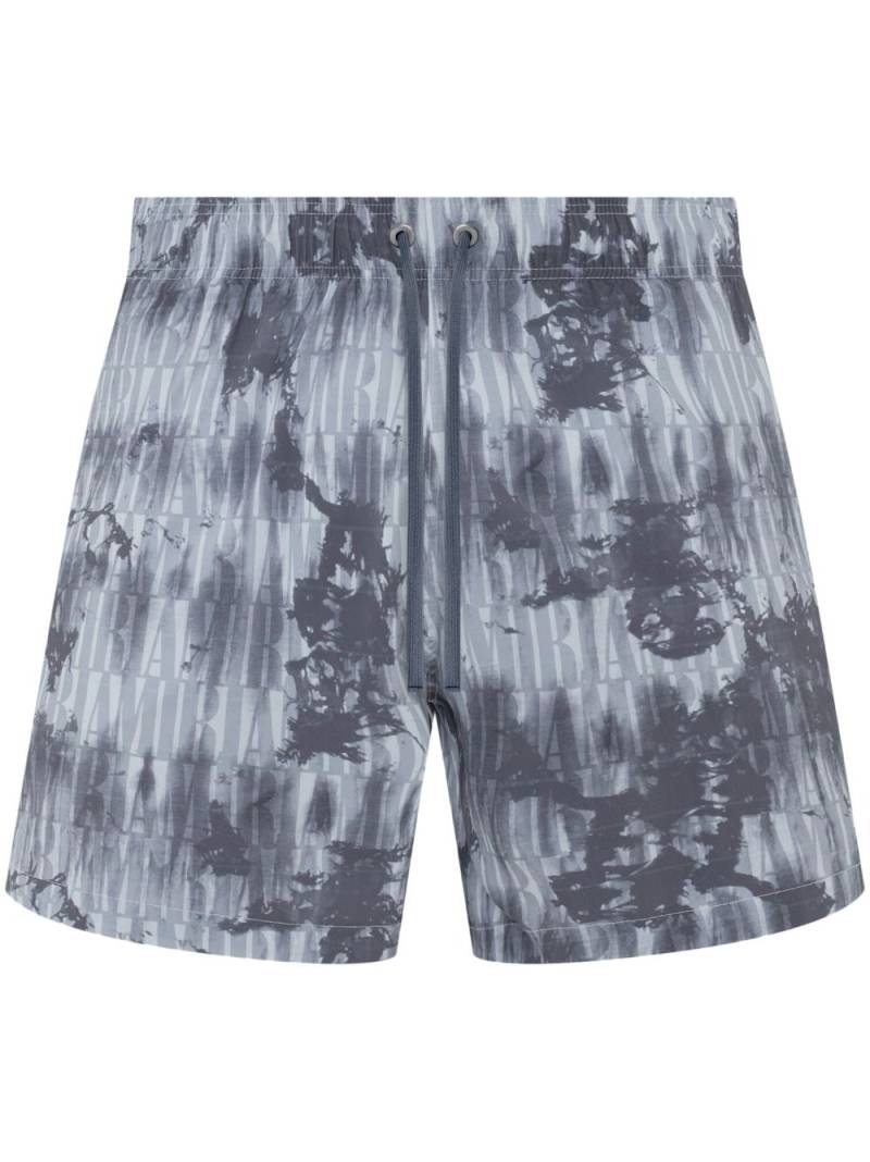 AMIRI tie-dye pattern swim shorts - Grey von AMIRI