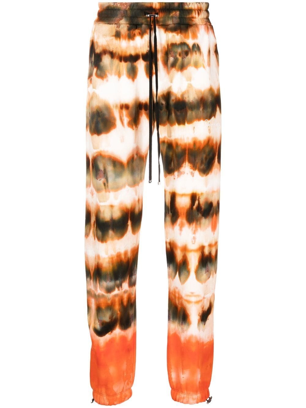 AMIRI tie-dye print cotton track pants - Brown von AMIRI