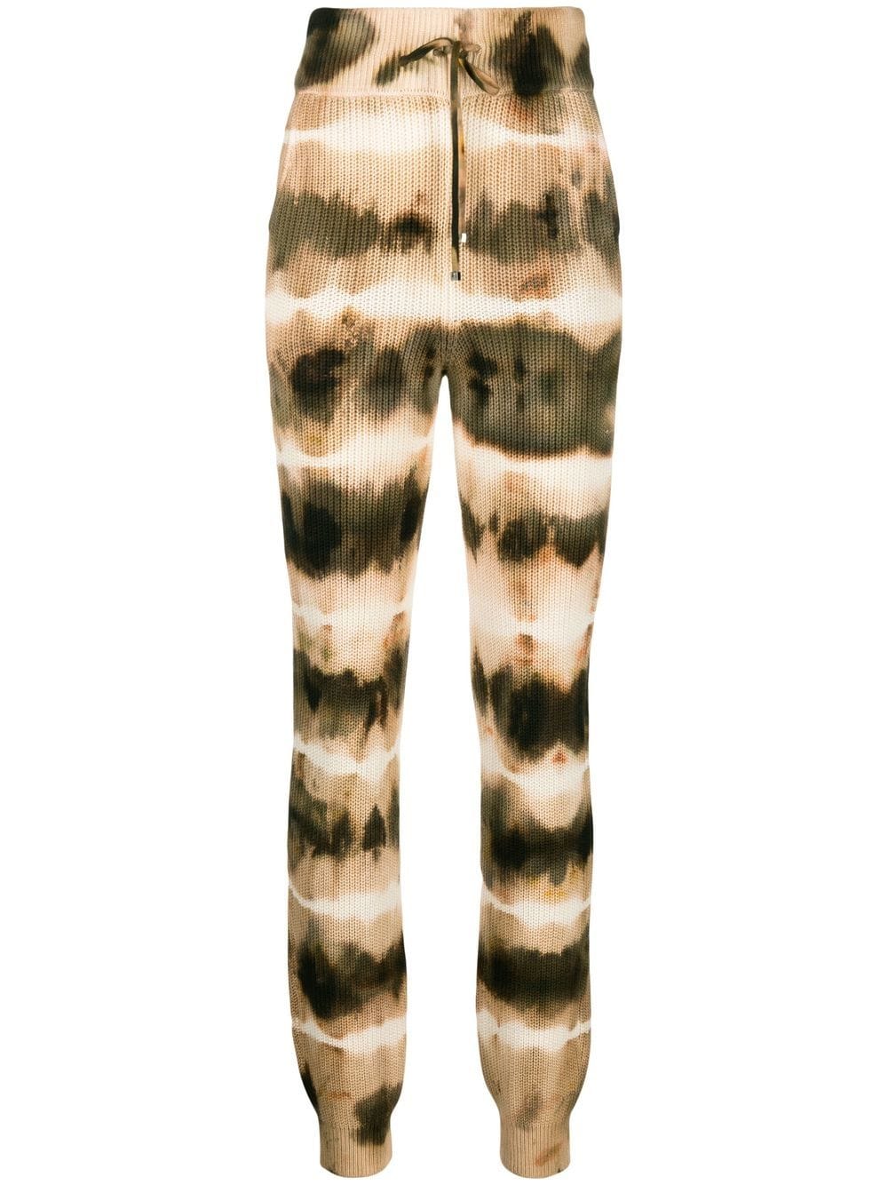 AMIRI tie-dye rib-knit track pants - Orange von AMIRI