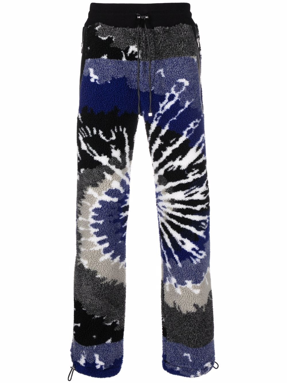 AMIRI tie-dye textured straight trousers - Black von AMIRI