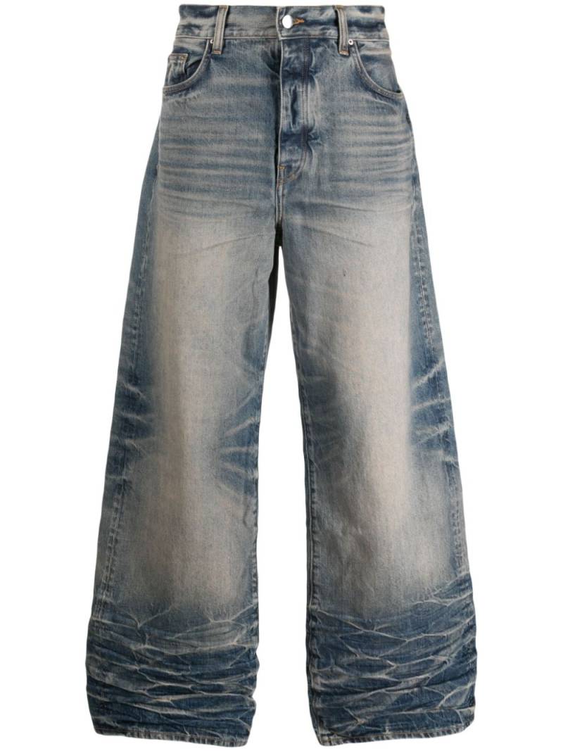 AMIRI faded wide-leg jeans - Blue von AMIRI