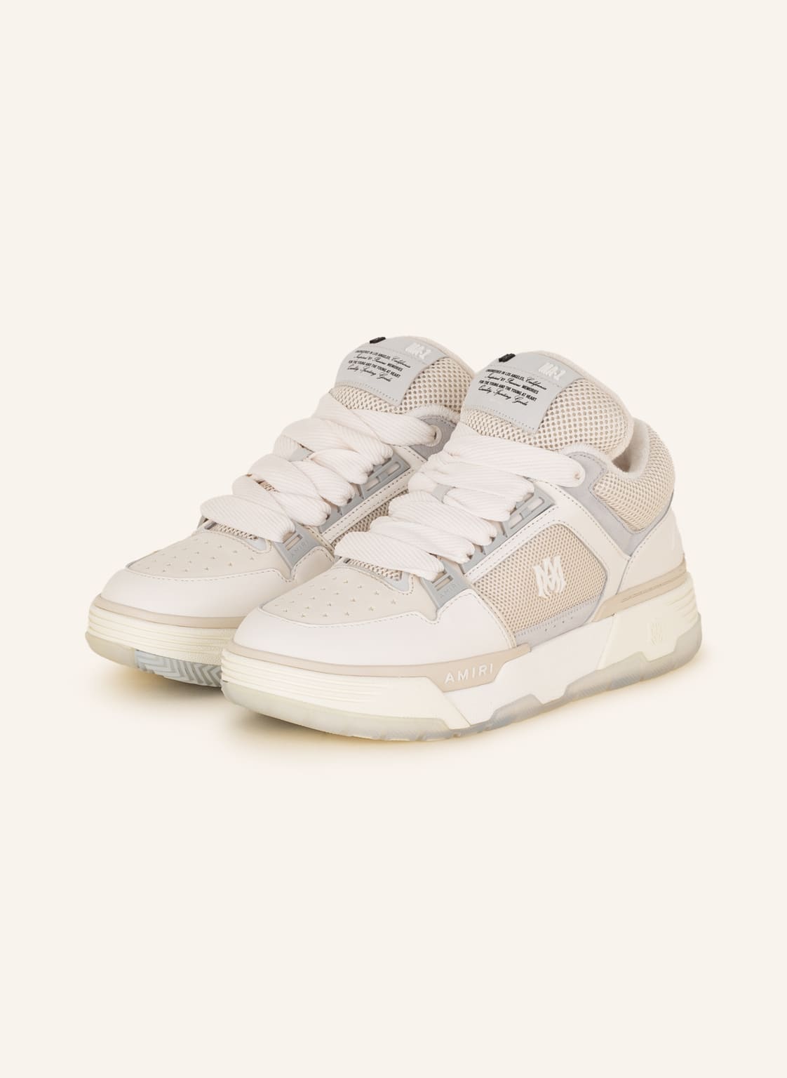 Amiri Hightop-Sneaker Ma-1 weiss von AMIRI