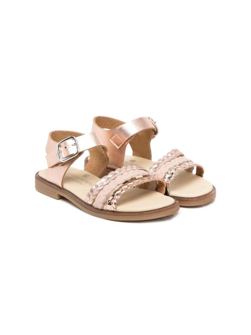 ANDANINES Laura braided-strap sandals - Pink von ANDANINES