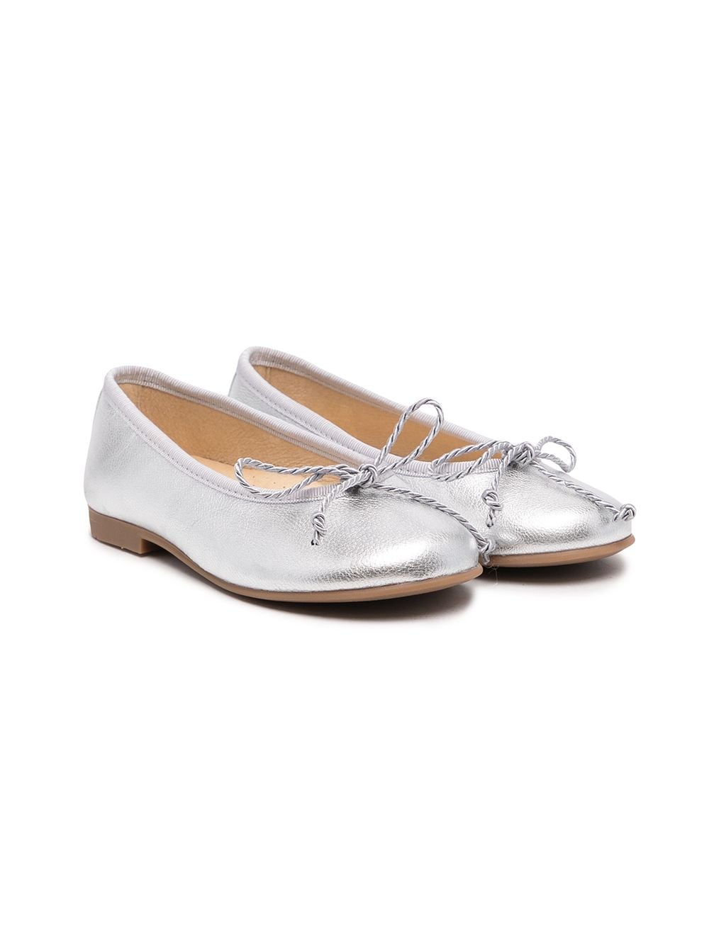 ANDANINES classic ballerina shoes - Silver von ANDANINES