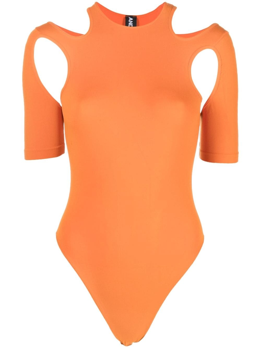 ANDREĀDAMO cut-out-detail body top - Orange von ANDREĀDAMO