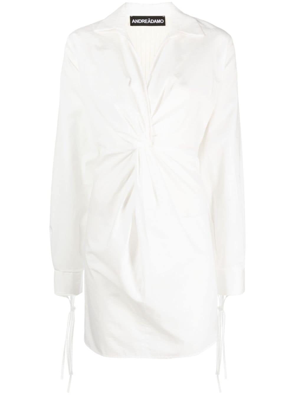 ANDREĀDAMO long-sleeve shirt dress - White von ANDREĀDAMO