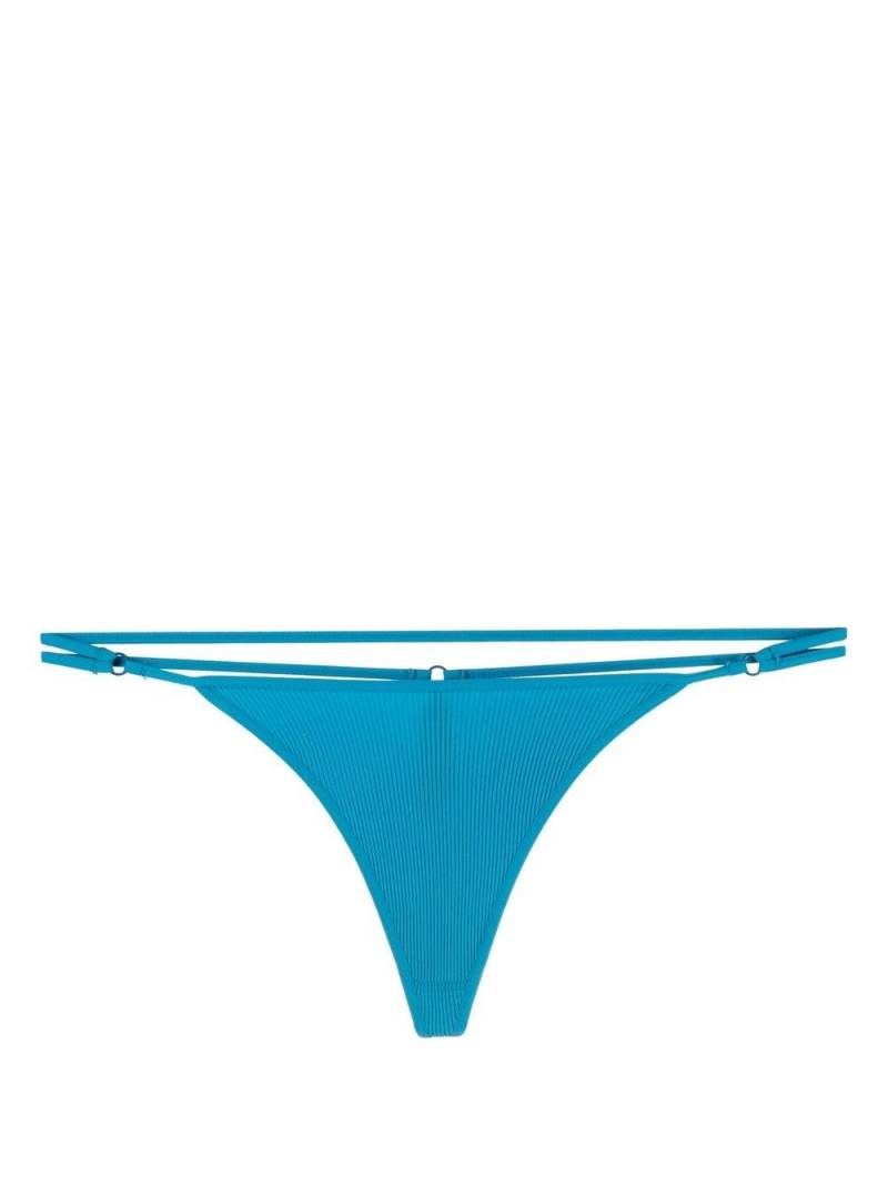 ANDREĀDAMO thong-style bikini bottoms - Blue von ANDREĀDAMO