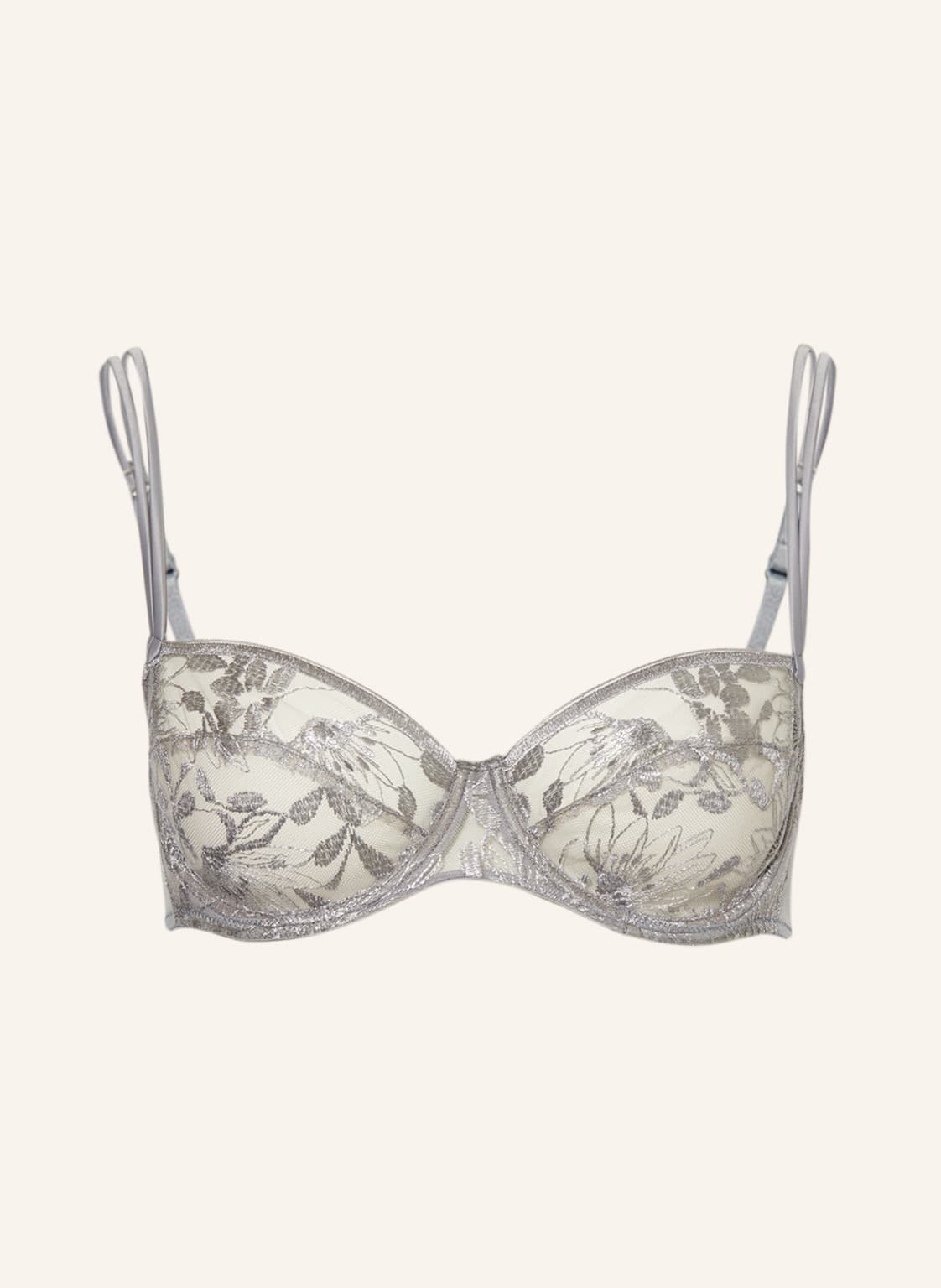 Andres Sarda Balconette-Bh Tina silber von ANDRES SARDA