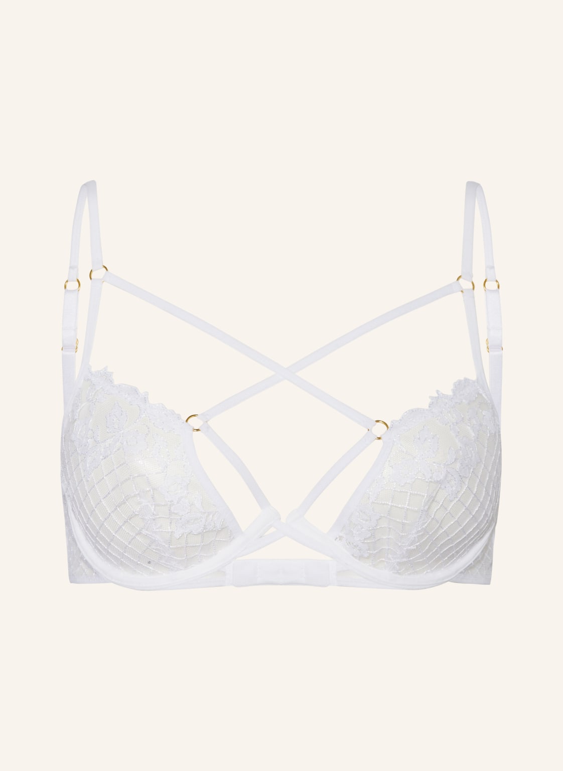 Andres Sarda Bügel-Bh Wolfe weiss von ANDRES SARDA