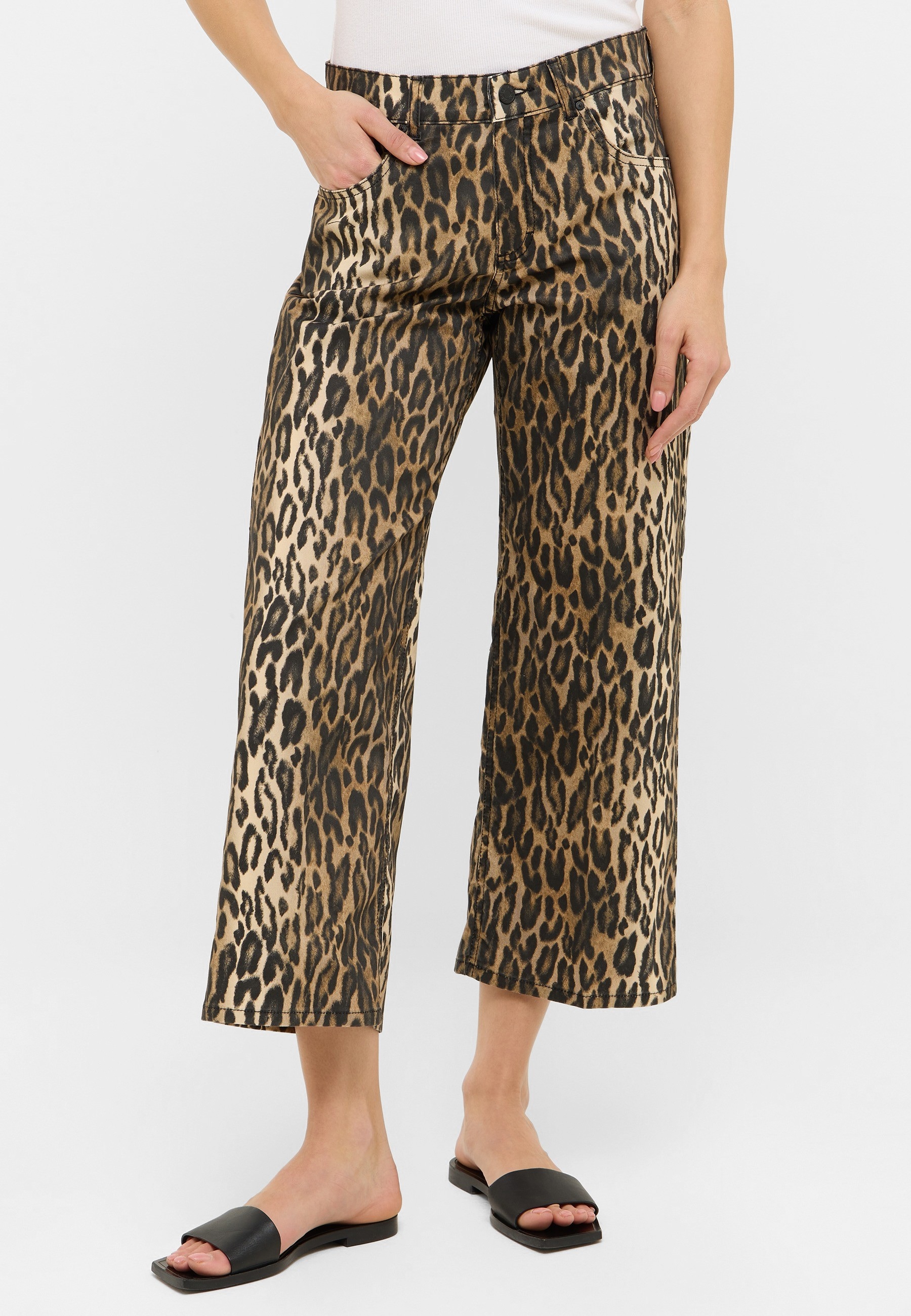 ANGELS 3/4-Hose »LINN«, im Leo-Look von ANGELS