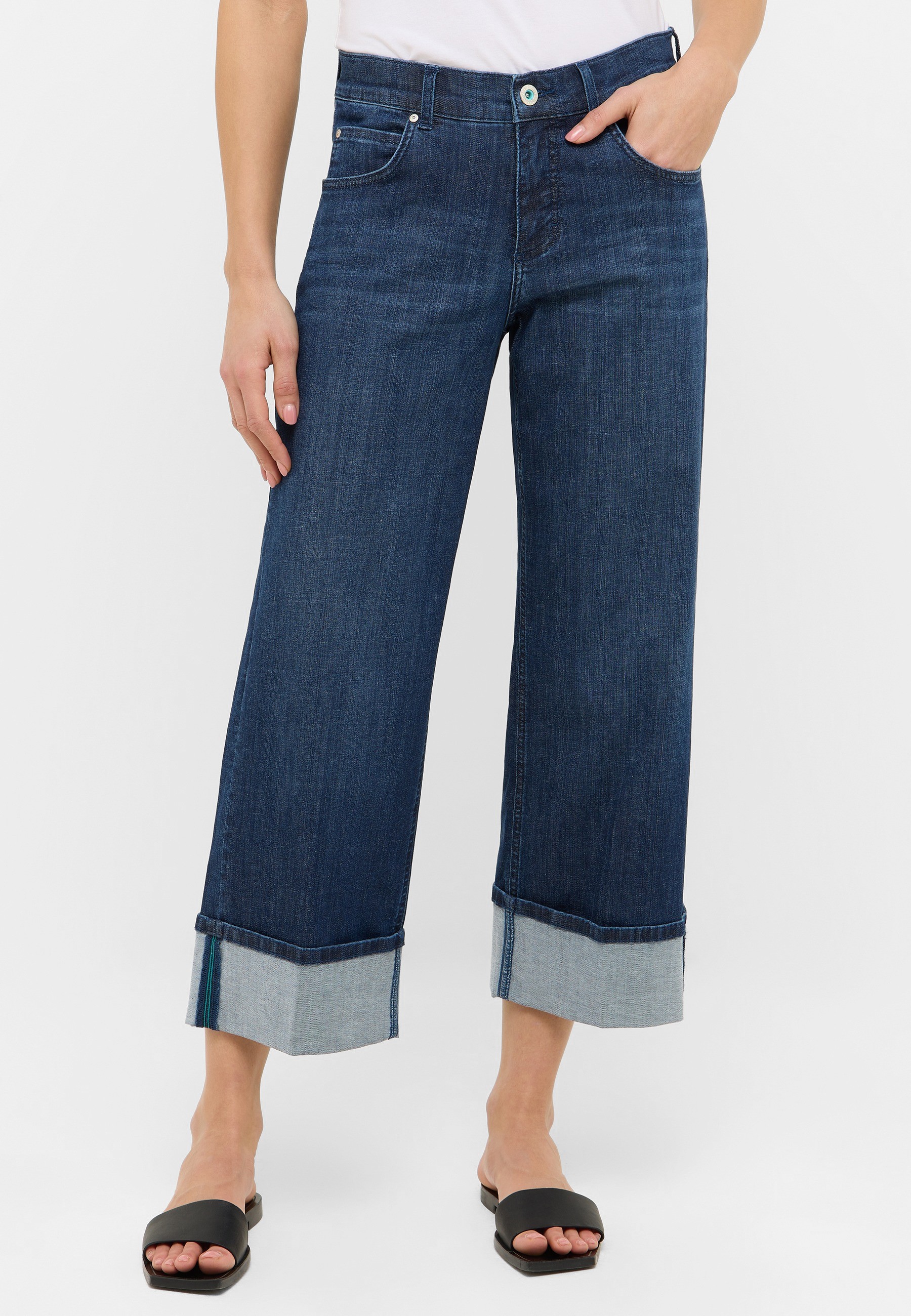 ANGELS 5-Pocket-Jeans »LINN TU«, mit breitem Umschlagsaum ANGELS 5-Pocket-Jeans »LINN TU«, mit breitem Umschlagsaum von ANGELS