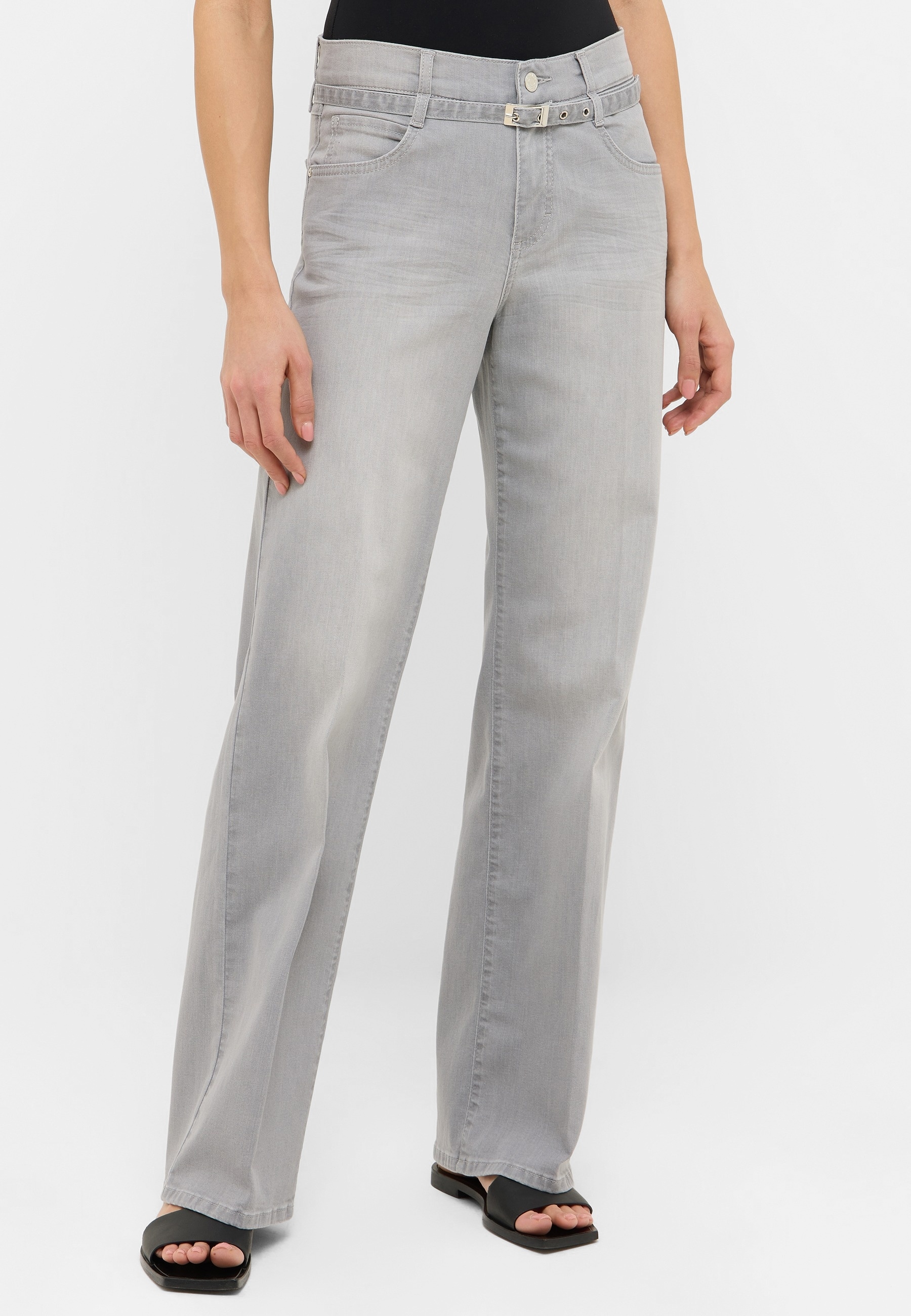 ANGELS Relax-fit-Jeans »LIZ BELT«, mit integriertem Gürtel von ANGELS