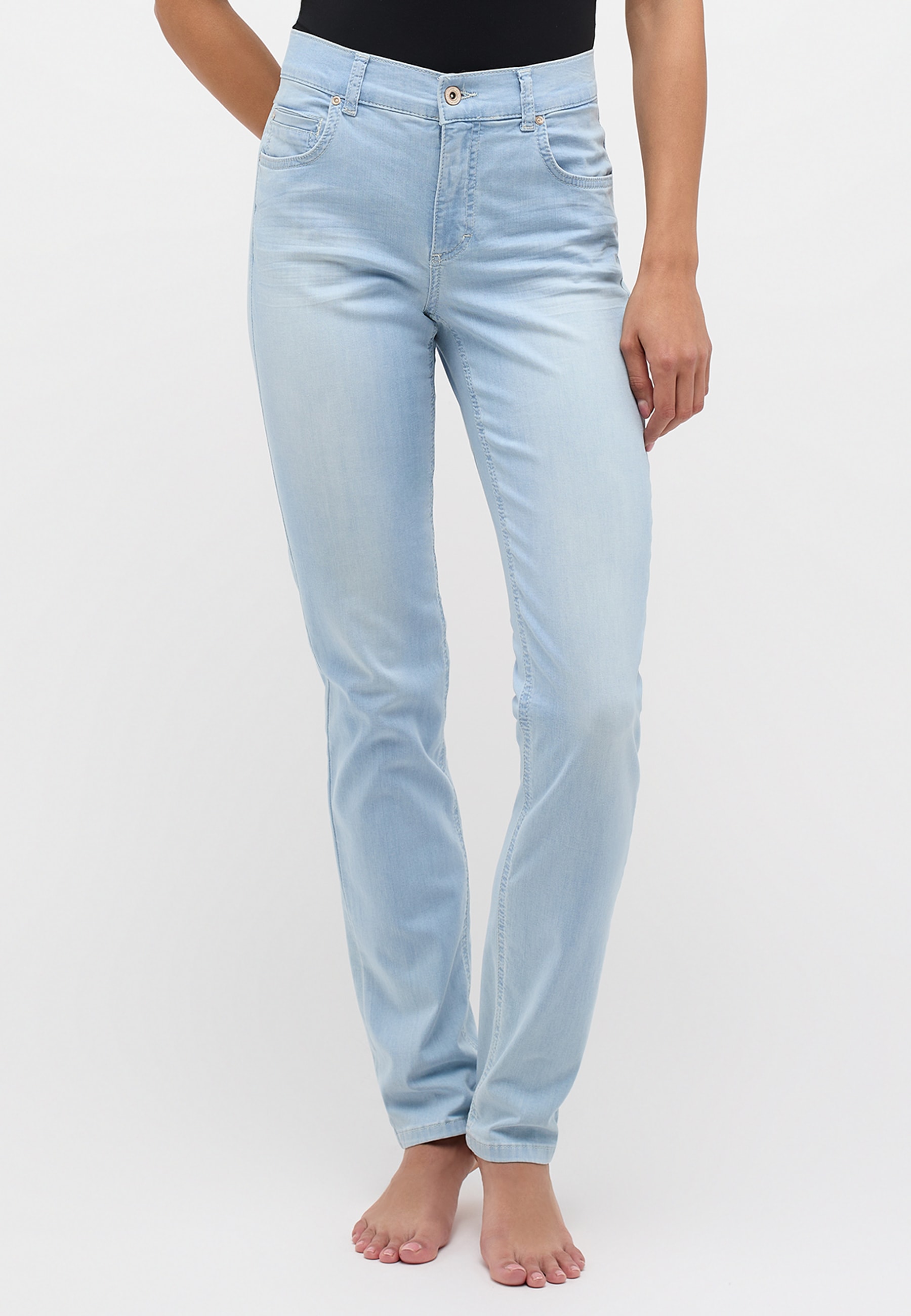 ANGELS Straight-Jeans »CICI«, in Slim Fit-Passform ANGELS Straight-Jeans »CICI«, in Slim Fit-Passform von ANGELS