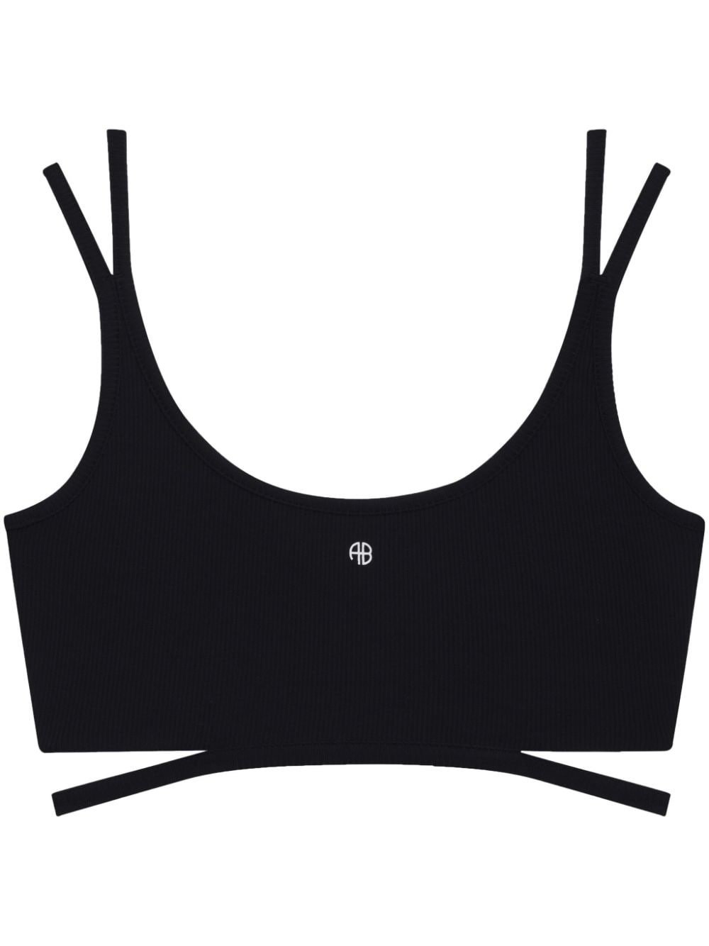 ANINE BING Amari sports bra - Black von ANINE BING