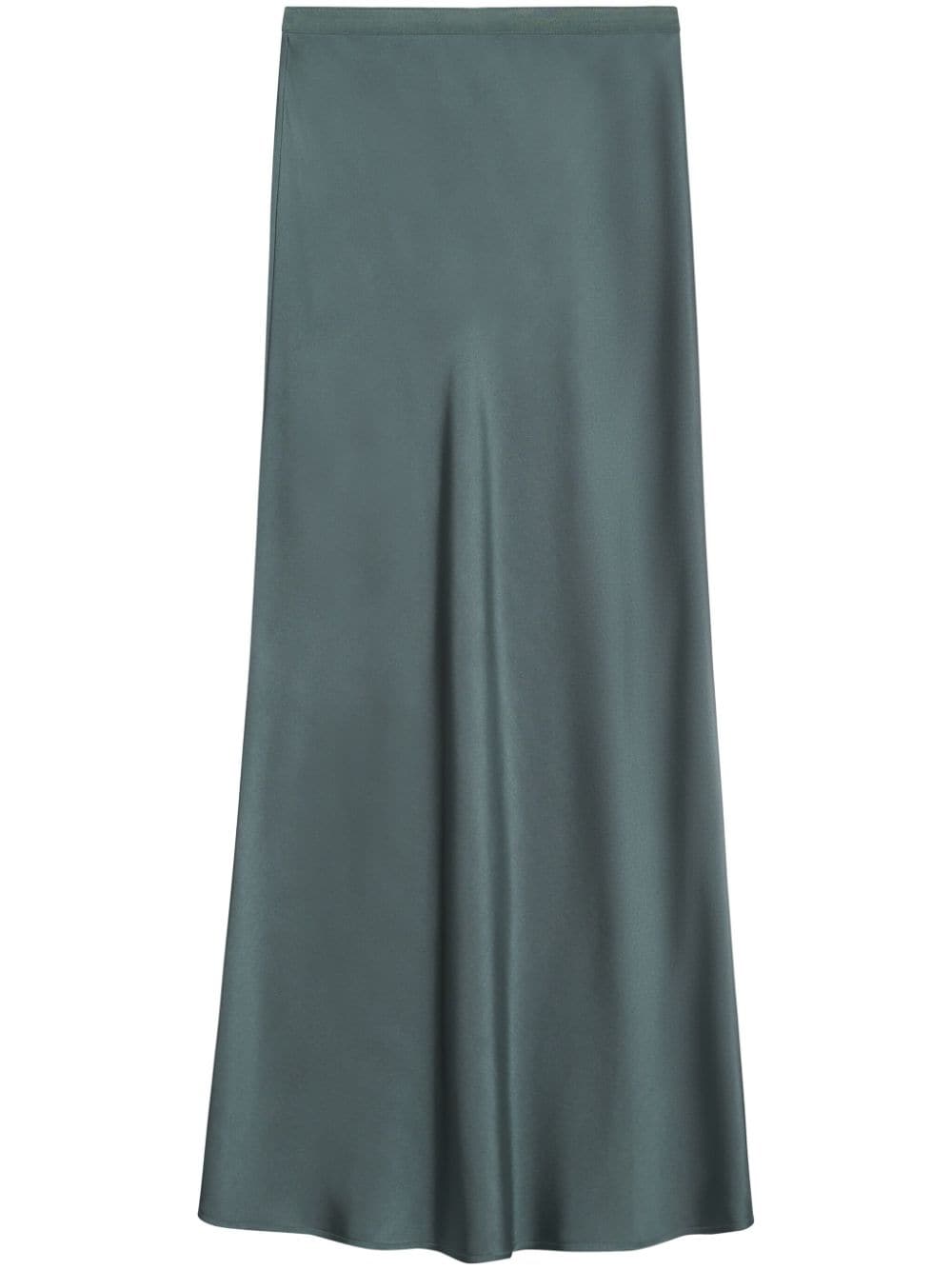 ANINE BING Bar silk-satin skirt - Green von ANINE BING