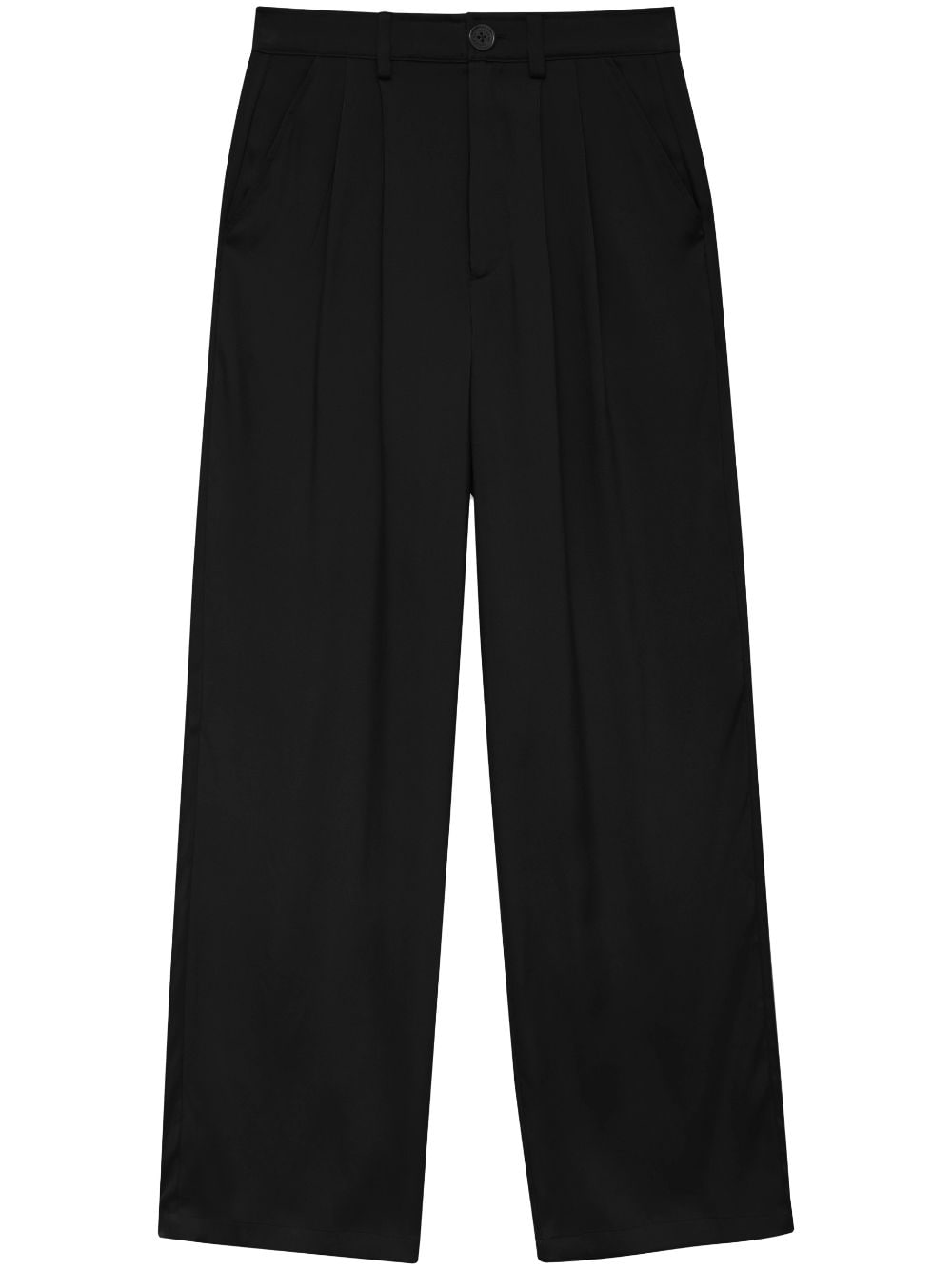 ANINE BING Carrie straight-leg tailored trousers - Black von ANINE BING