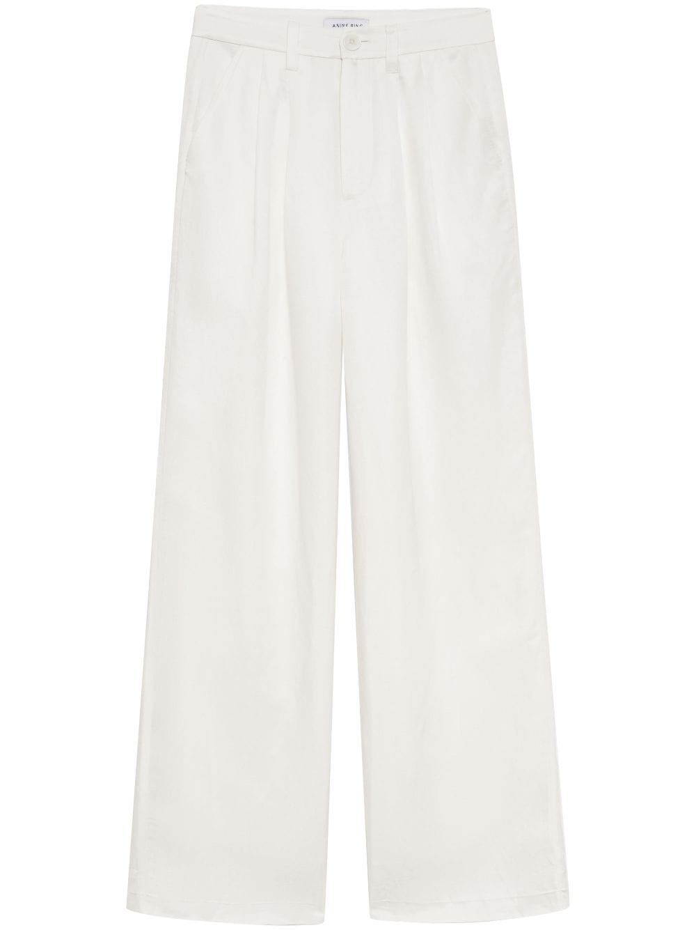 ANINE BING Carrie wide-leg trousers - White von ANINE BING